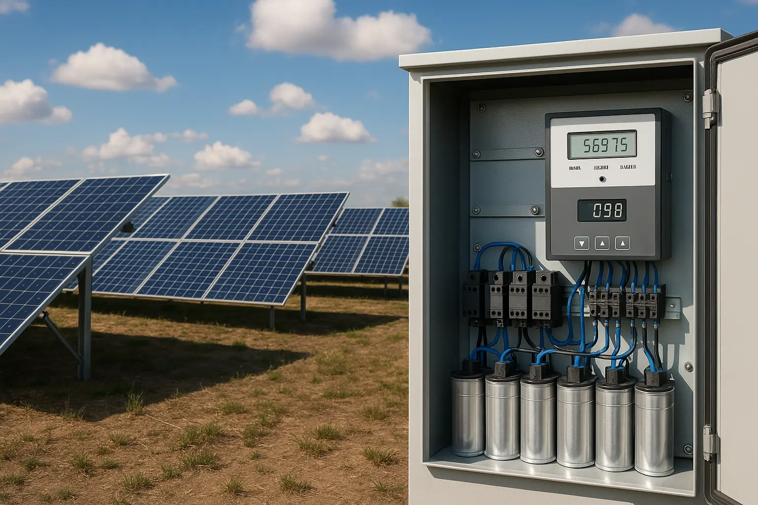 Güneş Enerji Santrallerinde Reaktif Güç Kompanzasyonu ve Smart GES Röleleri