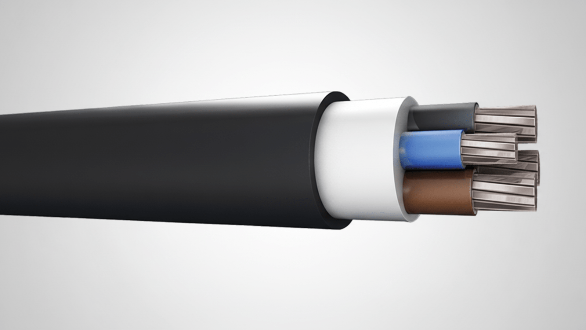 YAVV (NAYY) 0.6/1 kV Alüminyum Güç Kabloları